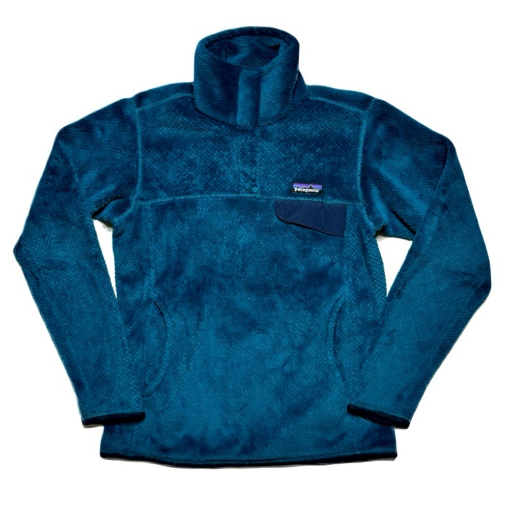 Patagonia Women's Re-Tool Snap-T Fleece Pullover Polartec Blue